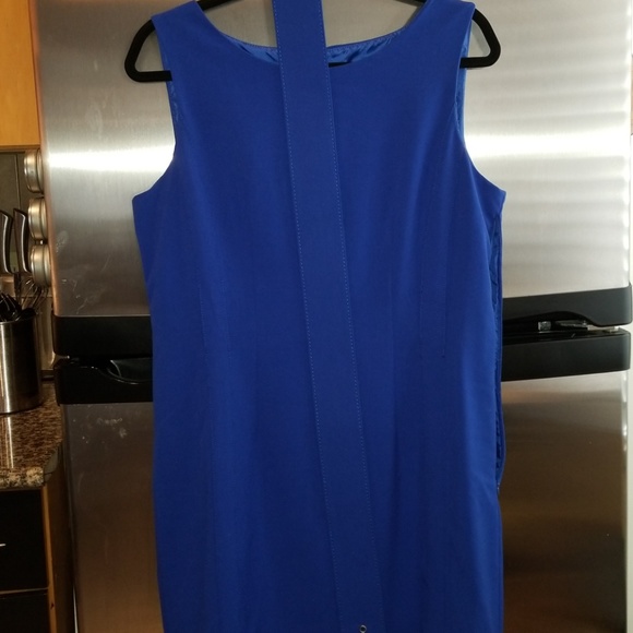 cobalt blue a line dress